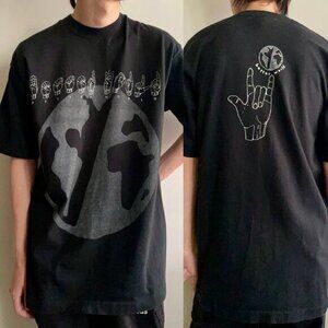 VINTAGE VTG? ECO STEP BY BETTER WORLD Mens Sign Language ASL Graphic Tee T-Shirt